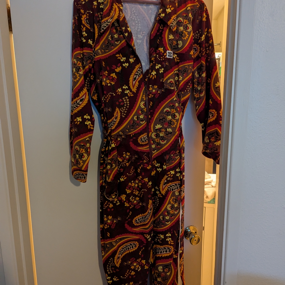 Lucy & Yak Multicolor Paisley Long Sleeve Dress